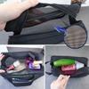 Schwarze Netz-Tragbare Duschtasche für Männer und Frauen, Tragbare Kulturtasche, Kosmetiktasche, Einteilig
