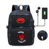 Hell Inn Peripheral Printed Backpack Youth Student School Bag Usb Computer Bag Backpack Men And Women