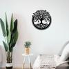 Metal Wall Art Tree of Life Yin Yang 3D Silhouette Home Decor Iron Sculpture