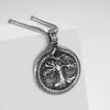 Vintage Viking Necklace Life Tree Men's Round Brand Pendant Gift Jewelry