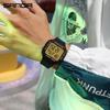 Sanda Retro Square Sporty Multifunction Waterproof Youth Electronic Watch
