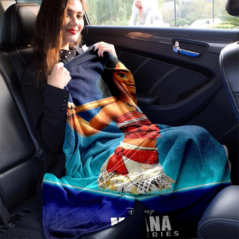 1pc, Moana's Adventure: Discover the Perfect Blanket for Your Home, Outdoor, or Travel Needs! Perfect for Couch, Bed, Travel