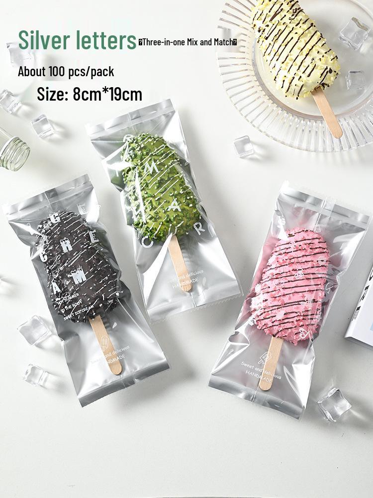 Bolsas Transparentes Auto-Sellantes para Helados y Paletas Hechos a Mano
