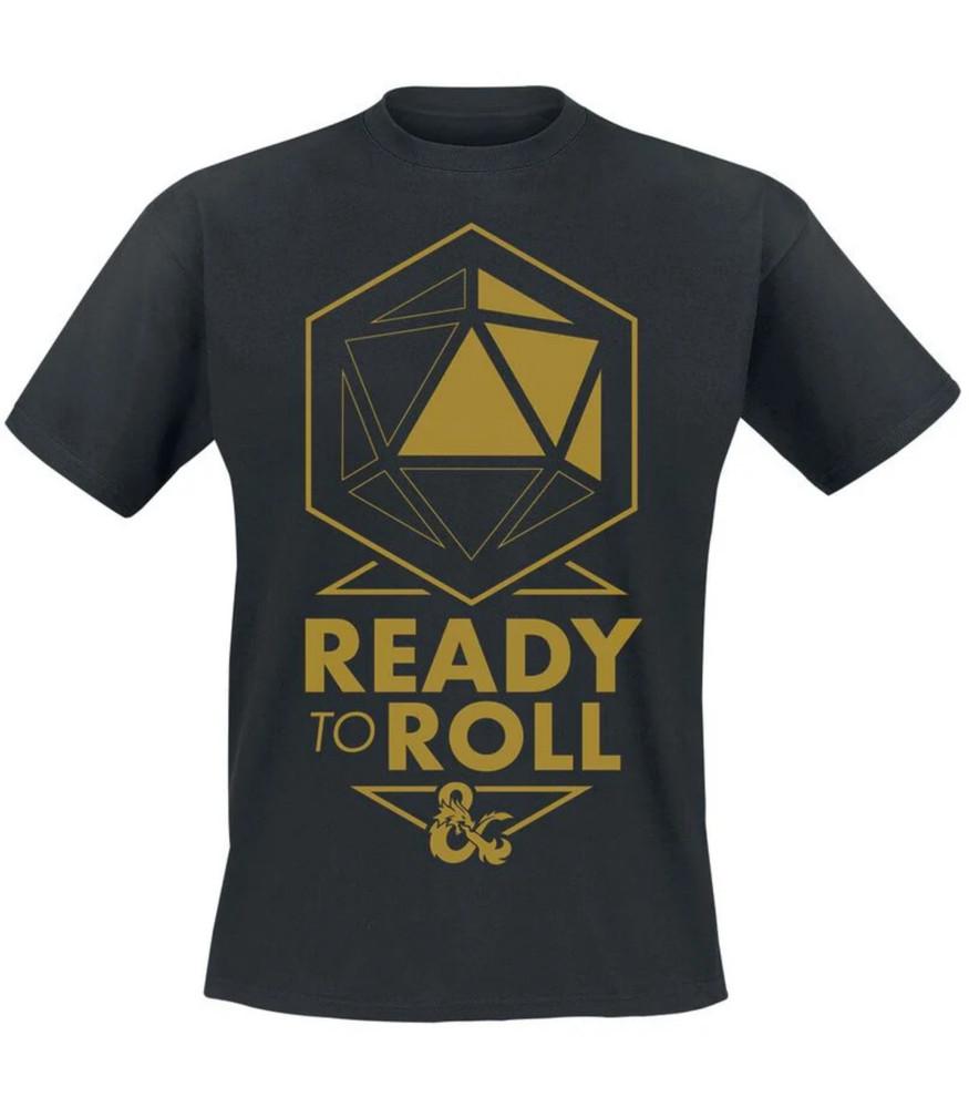 

Ready To Roll T-Shirt black Men Short Sleeve Round Neck 100% Cotton 4XL