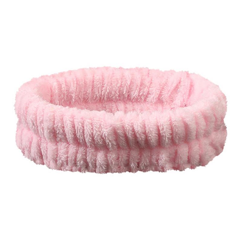 Women Wash Face Make Up Hair Holder Headbands Soft Coral Fleece Hair Hoop Elastic Hair Bands Girls Hair Accessories