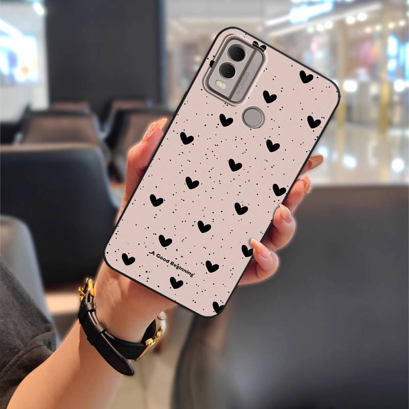 Silicone Animals Phone Case For Nokia C22 Waterproof Protective Anti-dust Cartoon Graffiti Durable Fashion Design Cute
