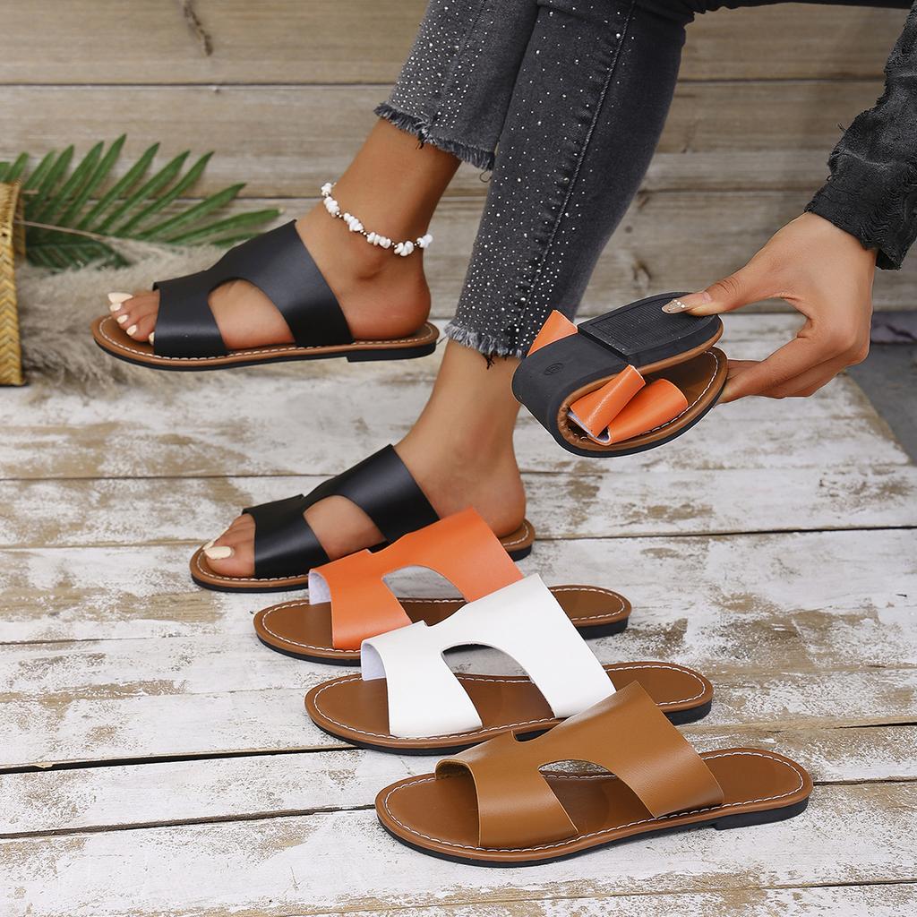 Fashion Women Slippers Lightweight Casual Platform Sandals 2025 Summer New Fashion Roman Women Shoes Slip on Retro Slippers Slides Women