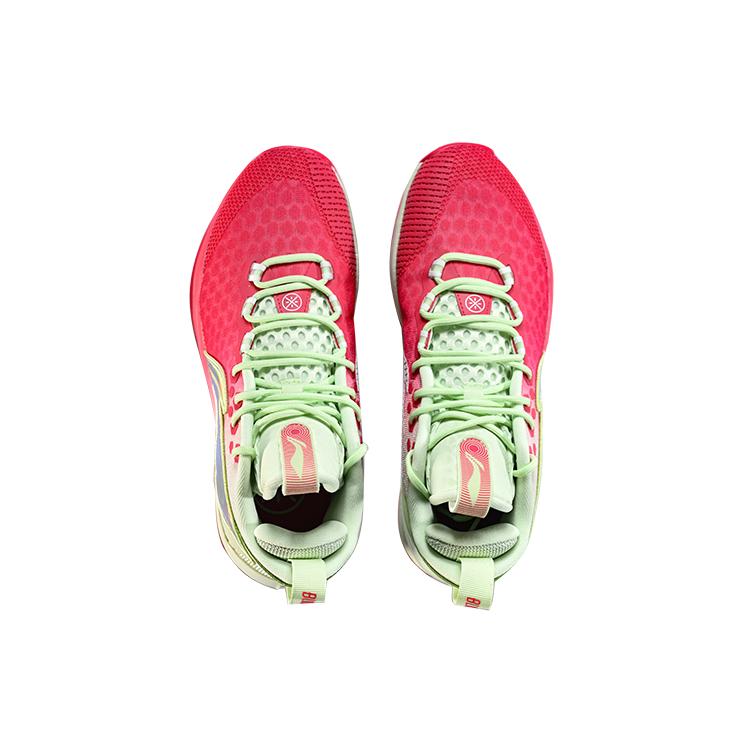 Li Ning Shadow 1 Basketballschuhe Herren Rot Grün ABPR015-4