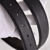 Salvatore Ferragamo 3.3cm Cowskin Men's Belt Luxury Brand Designer Belt Suit Jeans Formal Brand