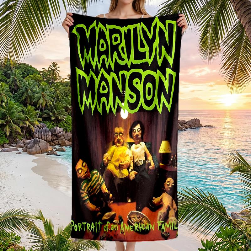 Martinimanson Fashion Beach Towel: Ideal for Summer Adventures Soft, absorbent and quick drying suitable for swimming and bathing