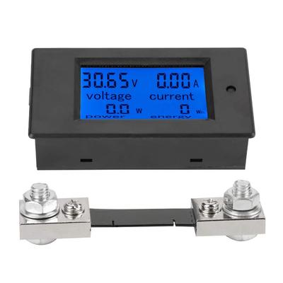 WINGONEER 100A DC Digital Multifunction Power Meter Energy Monitor Module with 50A Shunt Voltmeter Ammeter