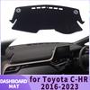 fit for Toyota C-HR CHR C HR 2023-2016 Dashmat Accessories Dashboard Cover Pad DashMat Sunshade Protective Carpet Car Leather