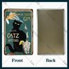 Vintage Cat Metal Sign Poster, Home Decor, Retro Animals Tin Sign, Living Room, Pet Shop, Bar, Hotel, 20x30cm
