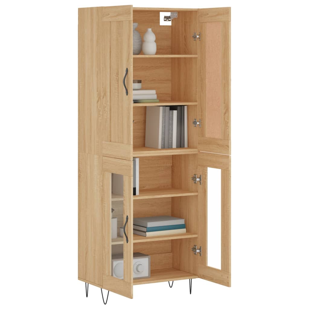 Highboard Sonoma Oak 69.5 x 34 x 180 cm Particleboard