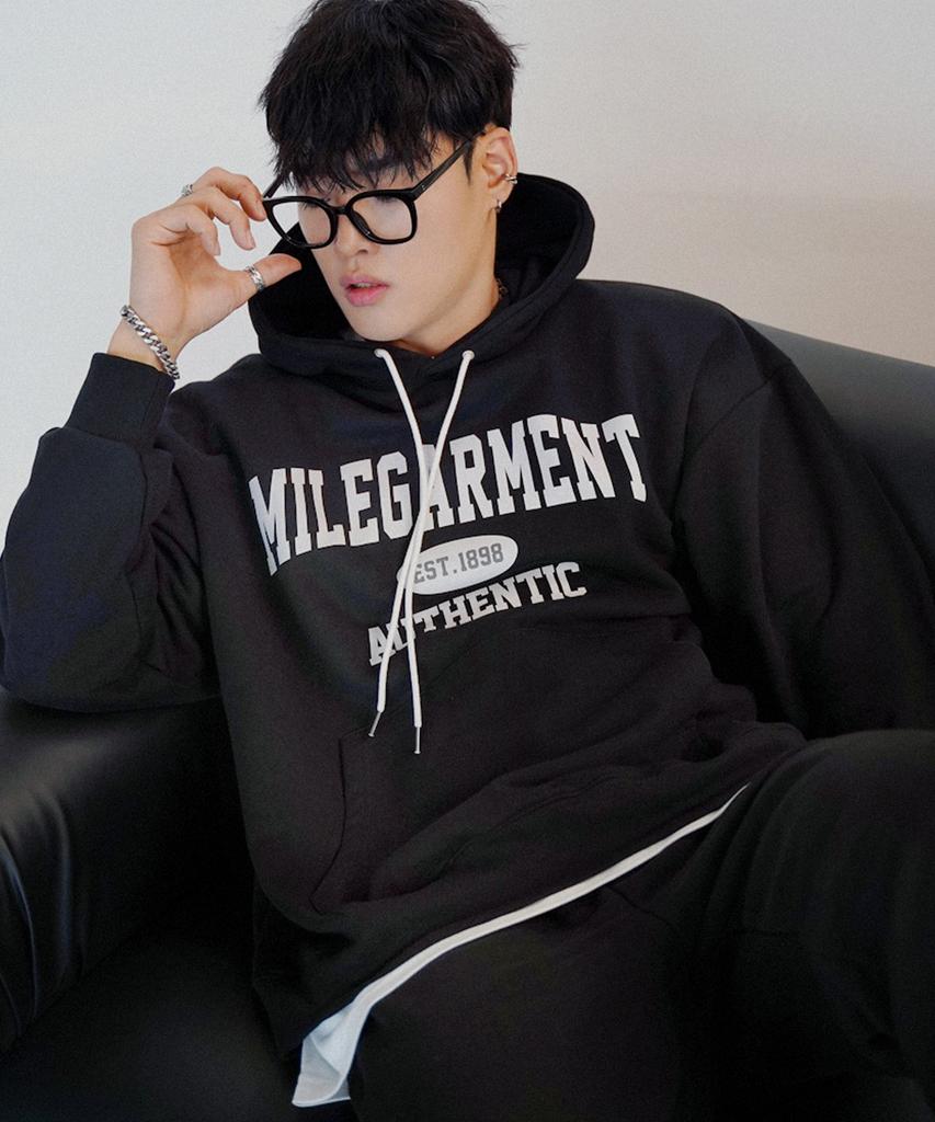 Mile Garments Sweat Hoodie [Black]