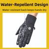 Rutschfeste Ganzfinger Winter-Wärme-Handschuhe Verdickt Winddicht Herren Fahrradhandschuhe Wasserabweisend Touchscreen