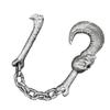 Dress Up Halloween pirate props Performance Hammer Chain Ball props  Party Decoration