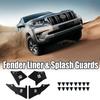 Mud Flaps Guards Fender Liners Splash Shield For Toyota Land Cruiser Prado J120 J150 2003 - 2020 LC3 LC4 LC5 Apron Seal W Clips
