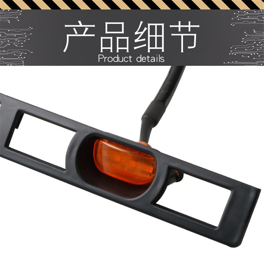 Jantarový přední nárazník, maska chladiče, LED světla s kabelovým svazkem pro Tacoma 2012-2015