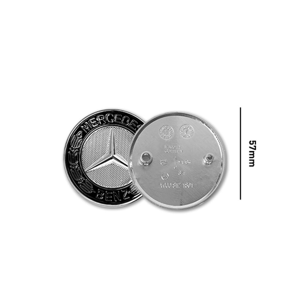 GLC GLB 1pc 57mm 2Pin AFFALTERBACH Tree Hood Sticker for AMG Mercedes-benz A35 A45 GT50 W177 W246 GLB SLK GLA AMG Hood Sticker