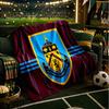 Burnley Football Club Throws Blanket Flannel Blankets Plush for Couch Bed Gifts for Men Women Travel picnic blanket Christmas fan gifts