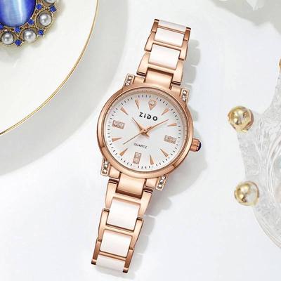 Women's Faux Ceramic Quartz Watch - High-End Niche Design