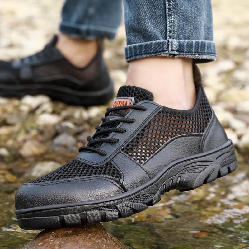 Alliance Envoy Zhou Dun Summer Breathable Steel Toe Safety Shoes US 8