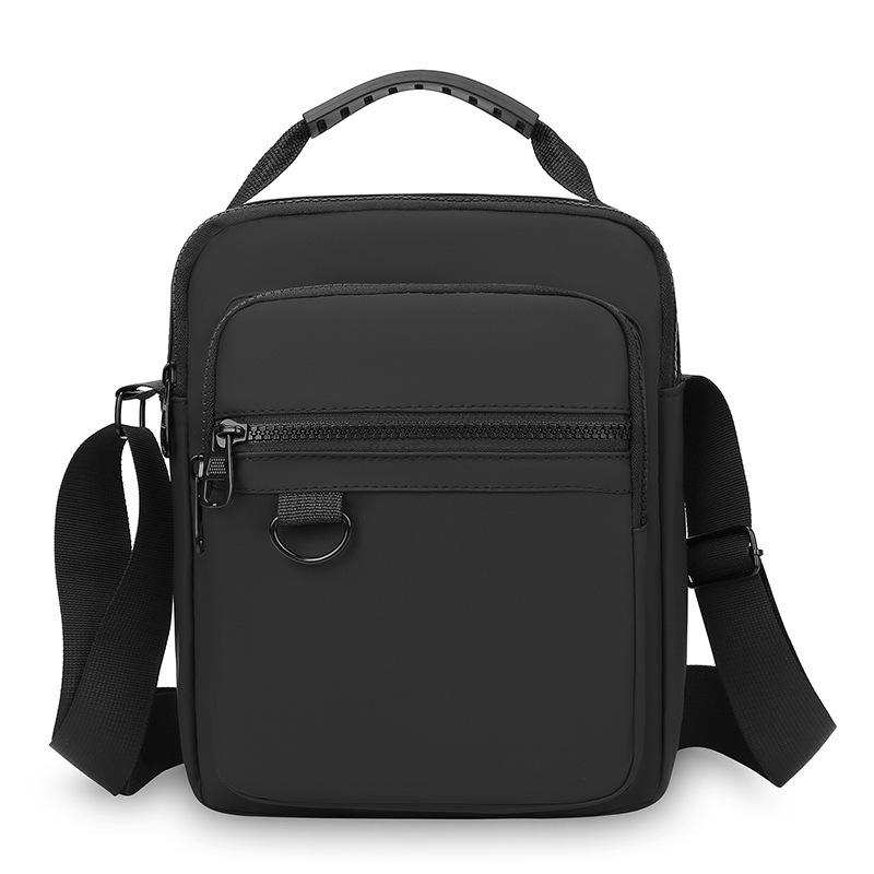 Volnočasová a jednoduchá pánská jedno-ramenná crossbody taška, Kabelka s velkou kapacitou, Voděodolný batoh