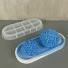 Silicone Gypsum Storage Tray Molds Oval Shape Jewelry Display Dish Concrete Cement Mold Handmade Resin Coaster Making Mould Tool
