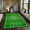 Soccer Field Design Carpet Suitable As a Non-slip Mat for the Living Room or Bedroom Sofa