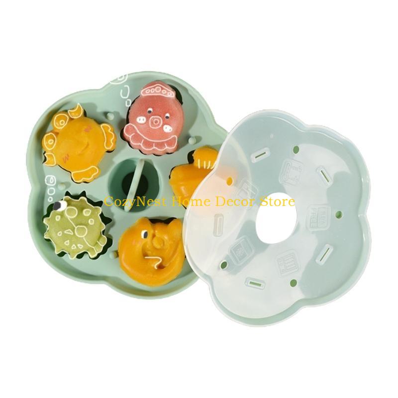 92MF Marine Animals Silicone Chocolates Moulds Bread Molds Fondant Cake Mould