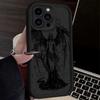Luxury Punk Black Angel Phone Case For Xiaomi Redmi 9A 9C 10 10C 12 12C K30 K40 K50 Note 10 11 12 13 Pro 5G Cover