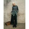 Saendeusaundeu (Women) Sweat Long Skirt Navy
