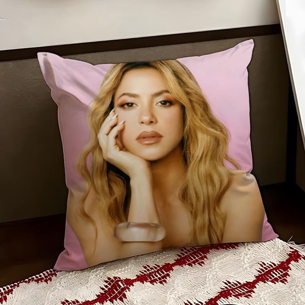 Singer SShakira Cushion Cover Reversible Soft Durable Pillow Cover Home  Car MultiScene Use for Daily Comfort