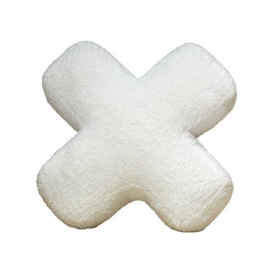 Alphabet Letter Shape Pillow PP Cotton Filled Car Seat Cushion Soft Fabric