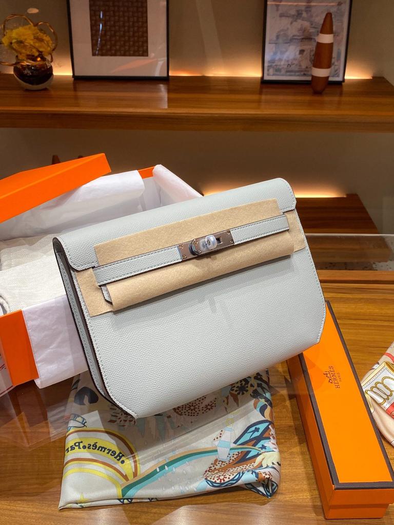 Depeches 25 Epsom Leather Handbag Tote Organizer Bag Daily Versatile Fashion Womens Bag