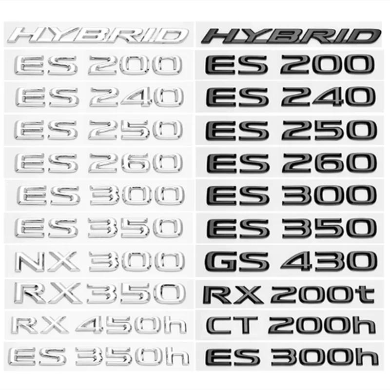 FOR Lexus ES200 ES260 IS250 GS300 GX400 NX300 RX350 RX450h LX570 LM350 LS600h Rear Trunk Logo ABS Modified Upgraded Letter logoCD0