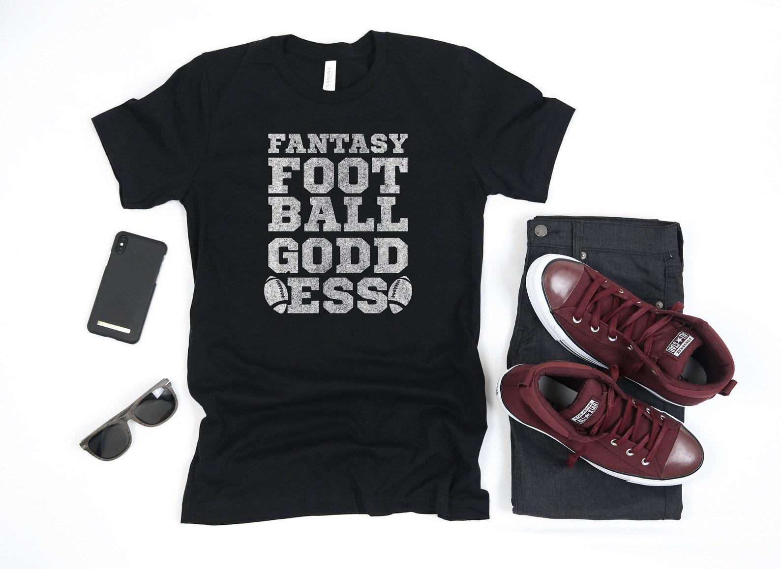 Fantasy Football Draft Goddess Champion Women Female | T-Shirt | Tank Top | T-shirt | T-shirt |T-shirt | Apparel Gift 3XL