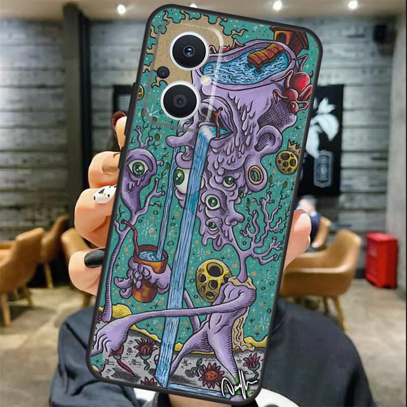 Hands with Eyes Case For OPPO Reno 13 F 12 F 11F 8T 7 8 10 11 Pro OPPO Find X8 Pro X6 X3 X5 Lite Cover Coque