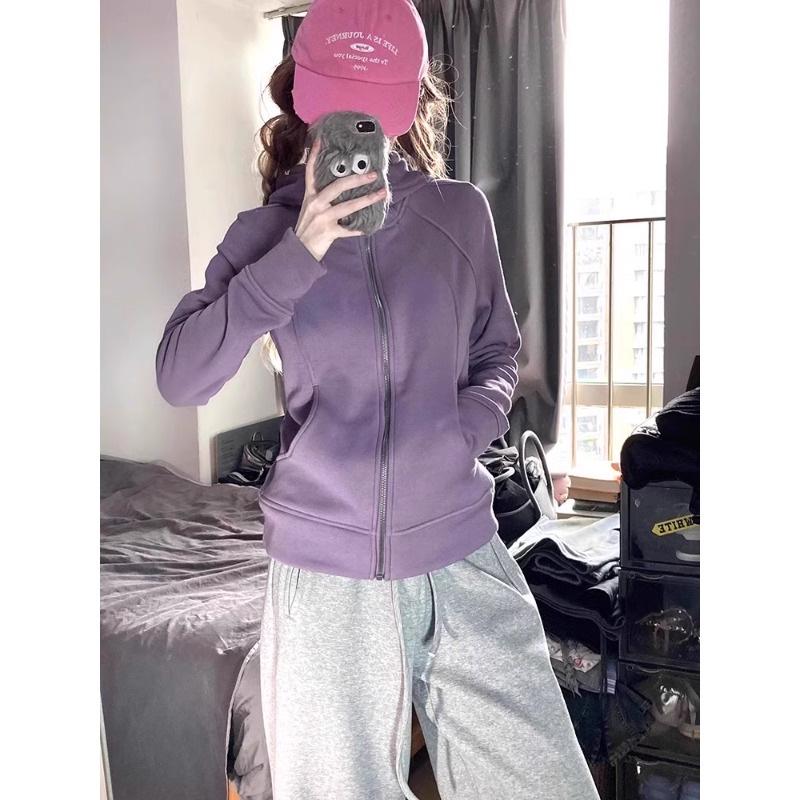 Dámská 2025 Slim Fit bunda s kapucí - Raný podzim, Krátký top korejského stylu obepínající pas