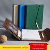 Buckle Notebook Faux Leather A5 Loose-Leaf Set - Business Gift Box for Meetings