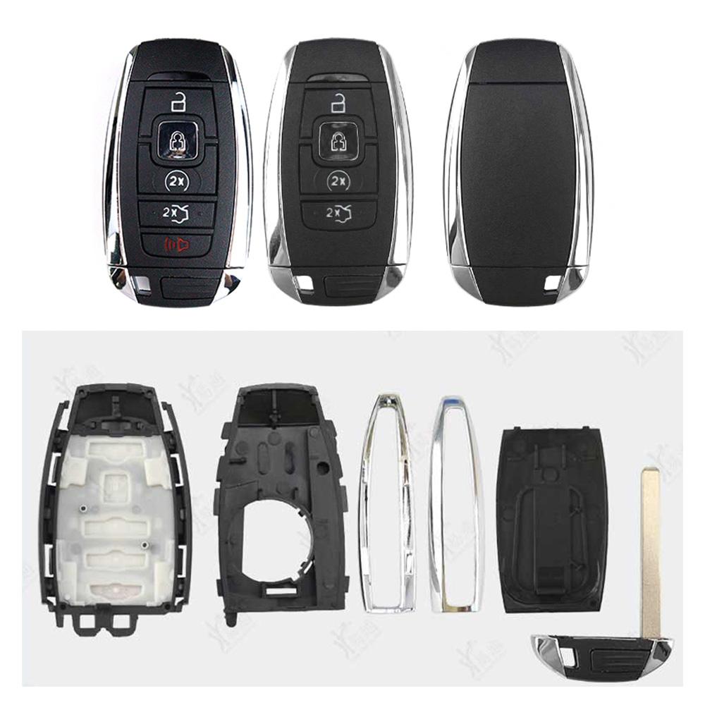 4 5 Bottons Car Key Fob Case Shell Housing For Lincoln Continental Mkc Mkz Mkx Navigator Nautilus