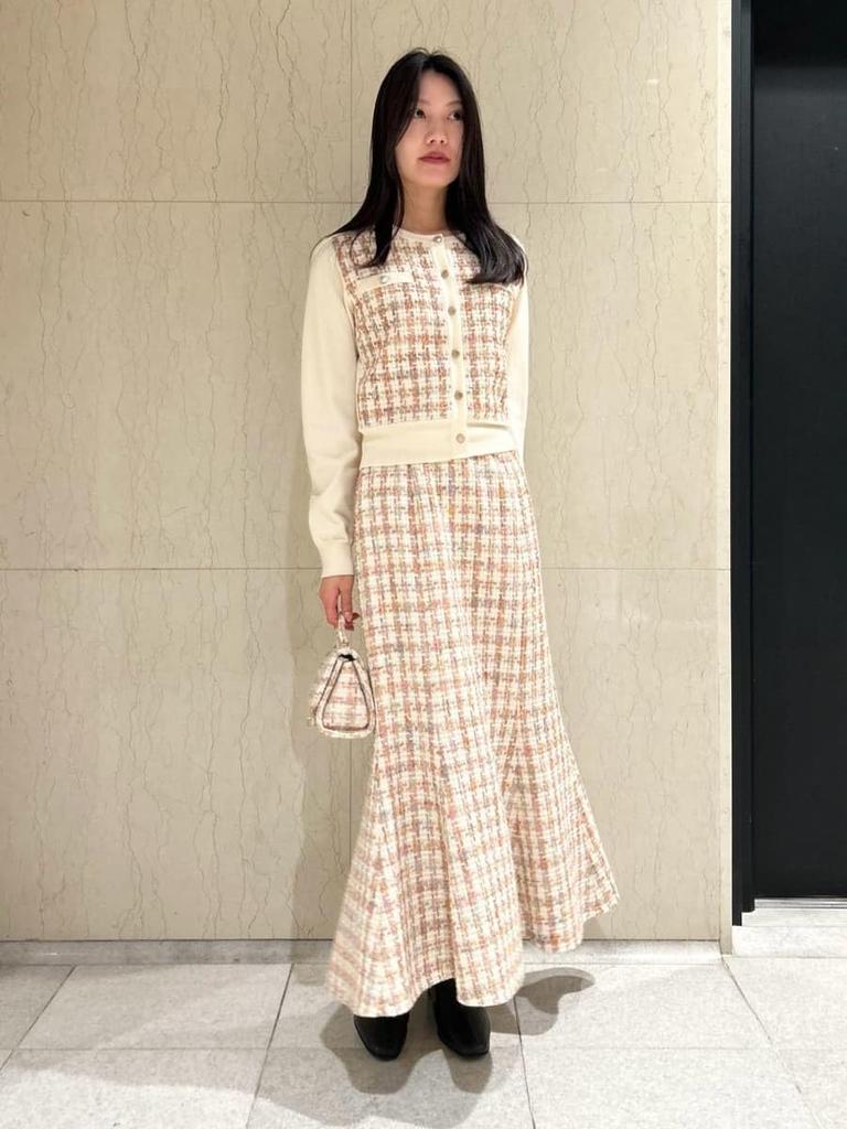 Tweed Mermaid Skirt CWFS255016MIX36