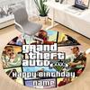 GTA Office Round Area Rug, Indoor Mat Suitable For Office,Bedroom Living Room Home Decor, Room Deco A0908165