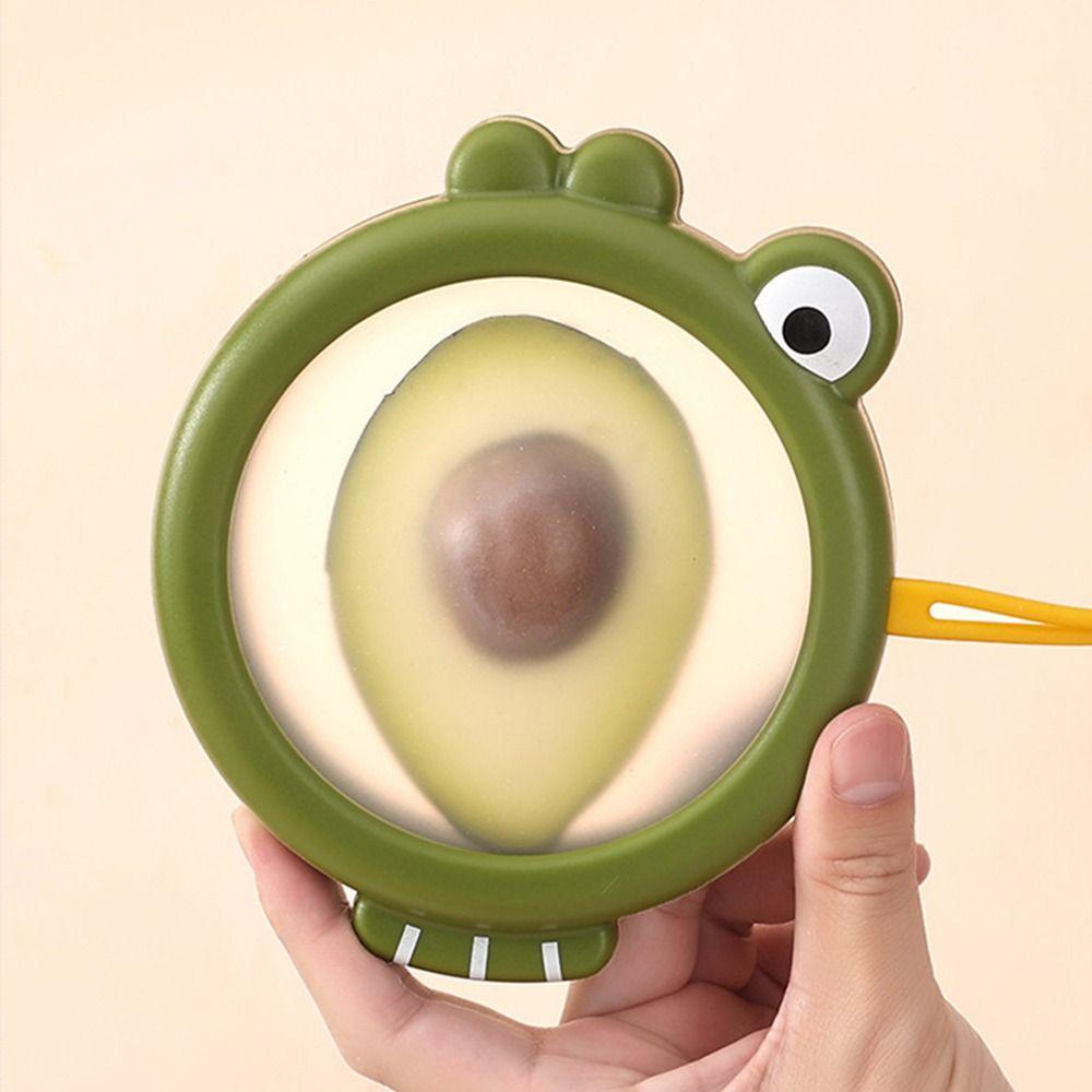 Cartoon Fish Avocado Saver Holder Multicolor Storage Containers Tomato Lemons Garlic Peper