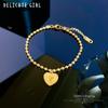 Dongmen Personality Love Head Full Diamond Chain Bracelet Female Retro Girlfriend