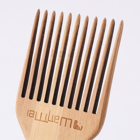 Men Texturizing Comb Comfortable Easy to for Daily Hair Salon Hold Universal Wooden Fork Life