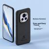 Phone Case for Honor Magic 6, Full Protection Shockproof Cover with Soft Edges, Simple Fabric Texture, Matte Style, Personalized, ES-19 Deep Black