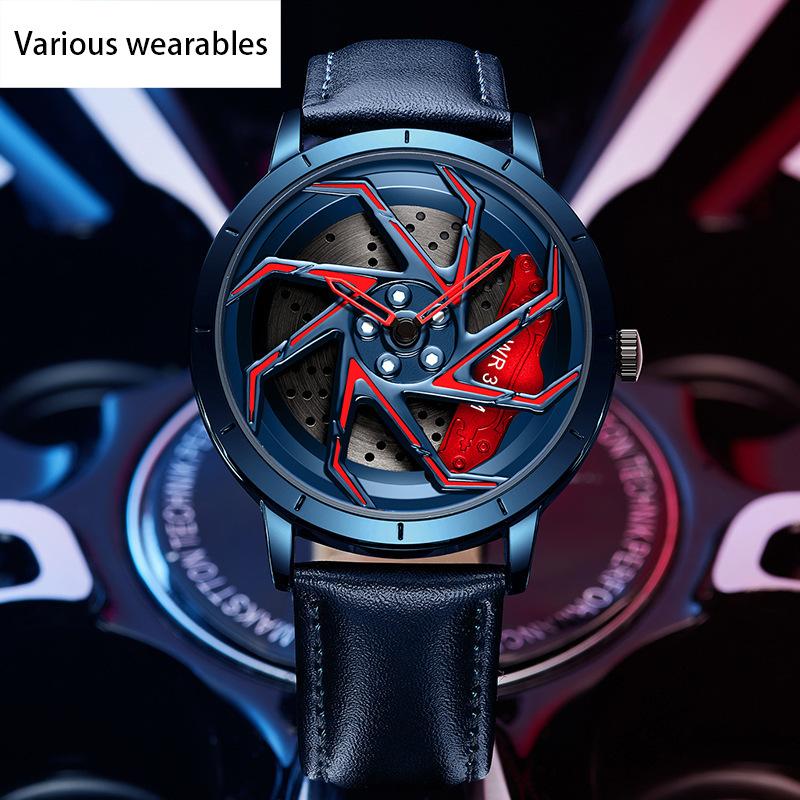 Ceas de mână cu curea pentru adolescenți, personalitate, trend, impermeabil, pentru studenți, bărbați, cu quartz