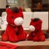 New Plush Chinese Horse Mascot Stuffed Animal Horse Plush Stuffed Animal Toy New Year Gft Chinese Year of The Horse